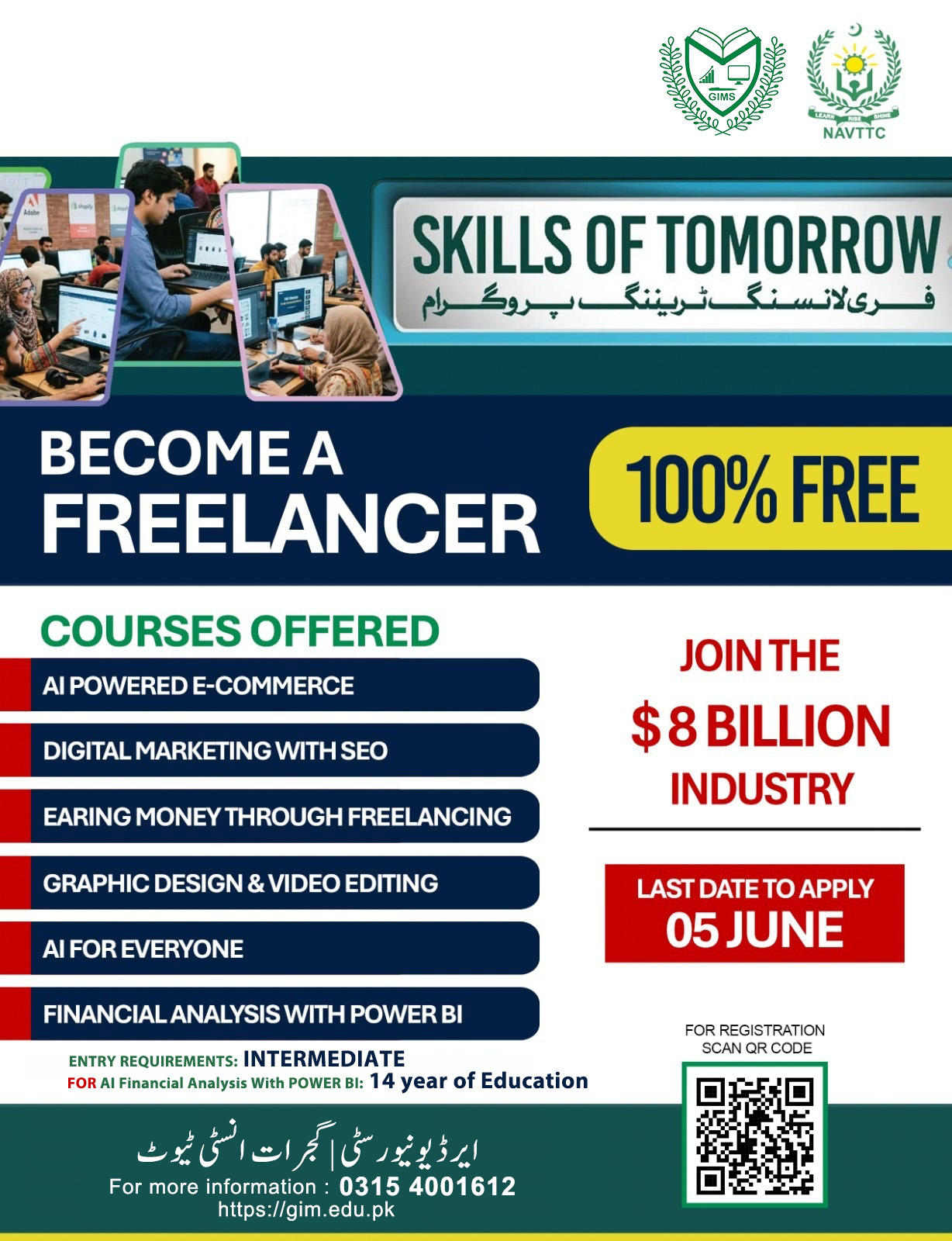 Apply for Skills of Tomorrow